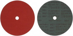 3M - 9-1/8" Diam 7/8" Hole 60 Grit Fiber Disc - Medium Grade, Ceramic, 6,600 Max RPM, Series 987C - Exact Tooling