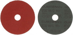 3M - 5" Diam 7/8" Hole 60 Grit Fiber Disc - Medium Grade, Ceramic, 12,000 Max RPM, Series 987C - Exact Tooling