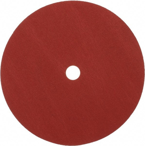 3M - 9-1/8" Diam 7/8" Hole 80 Grit Fiber Disc - Medium Grade, Ceramic, 6,600 Max RPM, Series 987C - Exact Tooling