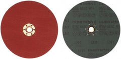 3M - 7" Diam 5/8-11 Threaded Hole 60 Grit Fiber Disc - Medium Grade, Ceramic, 8,600 Max RPM, Series 987C - Exact Tooling