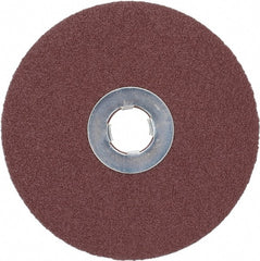 3M - 5" Diam 5/8-11 Threaded Hole 80 Grit Fiber Disc - Medium Grade, Ceramic, 12,000 Max RPM, Series 982C - Exact Tooling