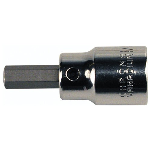 Hex Inch Bit Socket 3/8″ Square Drive with 1/4″ Replaceable Hex Bit 9/64″ × 42 mm Overall Length - Exact Tooling