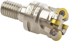 Seco - 20mm Cutting Diam, 3.5mm Max Depth of Cut, Modular Connection Indexable Copy End Mill - 4 Inserts, RDH.. 0702 Insert, R217.29 Toolholder, Through Coolant - Exact Tooling