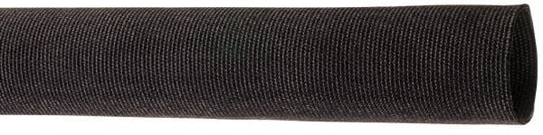 Techflex - 0.83" ID Black Woven Sleeving for Hoses - 100' Long, -50 to 248°F - Exact Tooling