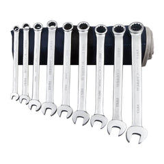Martin Tools - 9 Pc, 7 - 15mm, 6, 12-Point Metric Combination Wrench Set - Exact Tooling