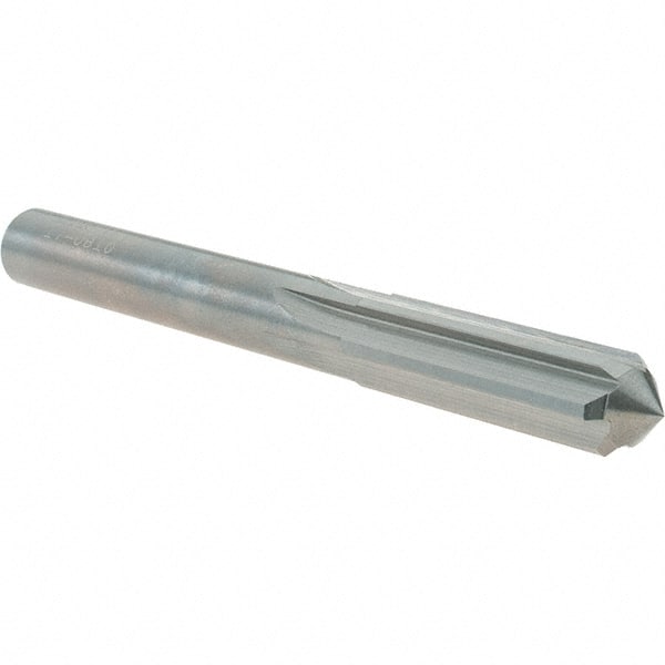 OSG - Letter V Solid Carbide Chucking Reamer - Straight Flute, 23/64" Straight Shank, 1-1/4" Flute Length, 3-1/2" OAL - Exact Tooling