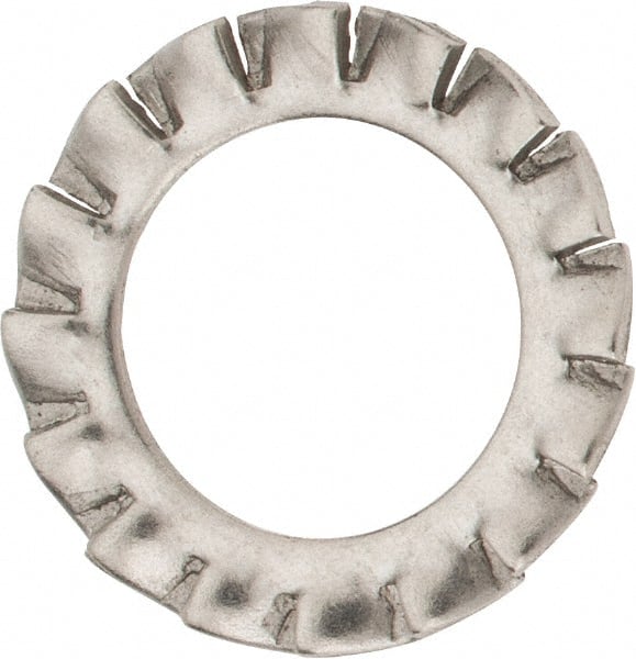 Value Collection - M12 Screw, 13mm ID, Stainless Steel External Tooth Lock Washer - 20.5mm OD, Uncoated, Grade 316 & Austenitic A4 - Exact Tooling