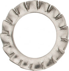 Value Collection - M12 Screw, 13mm ID, Stainless Steel External Tooth Lock Washer - 20.5mm OD, Uncoated, Grade 316 & Austenitic A4 - Exact Tooling