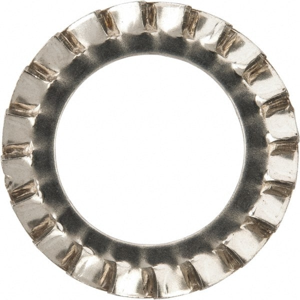 Value Collection - M18 Screw, 19mm ID, Stainless Steel External Tooth Lock Washer - 30mm OD, Uncoated, Grade 316 & Austenitic A4 - Exact Tooling