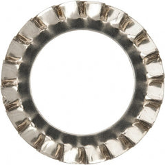 Value Collection - M18 Screw, 19mm ID, Stainless Steel External Tooth Lock Washer - 30mm OD, Uncoated, Grade 316 & Austenitic A4 - Exact Tooling