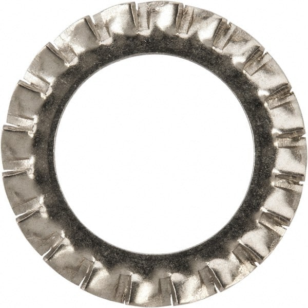 Value Collection - M20 Screw, 21mm ID, Stainless Steel External Tooth Lock Washer - 33mm OD, Uncoated, Grade 316 & Austenitic A4 - Exact Tooling