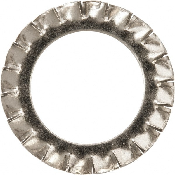Value Collection - M22 Screw, 23mm ID, Stainless Steel External Tooth Lock Washer - 36mm OD, Uncoated, Grade 316 & Austenitic A4 - Exact Tooling