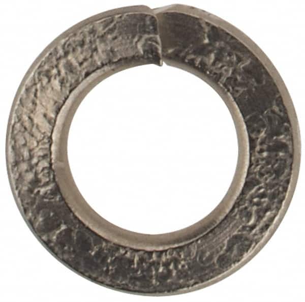 Value Collection - M2.5, 2.6mm ID, 5.1mm OD, 0.6mm Thick Split Lock Washer - 316 Austenitic Grade A4 Stainless Steel, Uncoated, 2.6mm Min ID, 2.9mm Max ID, 5.1mm Max OD - Exact Tooling
