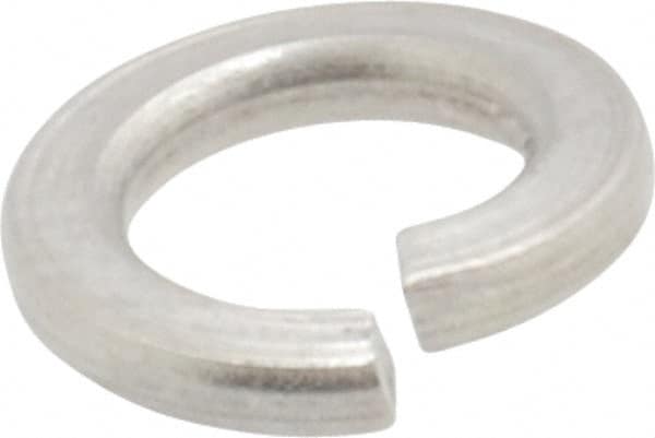Value Collection - M5, 5.1mm ID, 9.2mm OD, 1.2mm Thick Split Lock Washer - 316 Austenitic Grade A4 Stainless Steel, Uncoated, 5.1mm Min ID, 5.4mm Max ID, 9.2mm Max OD - Exact Tooling