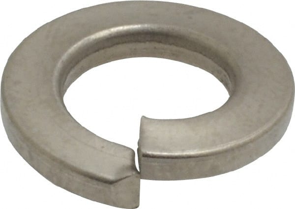 Value Collection - M8, 8.1mm ID, 14.8mm OD, 2mm Thick Split Lock Washer - 316 Austenitic Grade A4 Stainless Steel, Uncoated, 8.1mm Min ID, 8.5mm Max ID, 14.8mm Max OD - Exact Tooling
