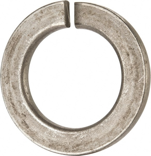 Value Collection - M36, 36.5mm ID, 58.2mm OD, 6mm Thick Split Lock Washer - 316 Austenitic Grade A4 Stainless Steel, Uncoated, 36.5mm Min ID, 37.7mm Max ID, 58.2mm Max OD - Exact Tooling