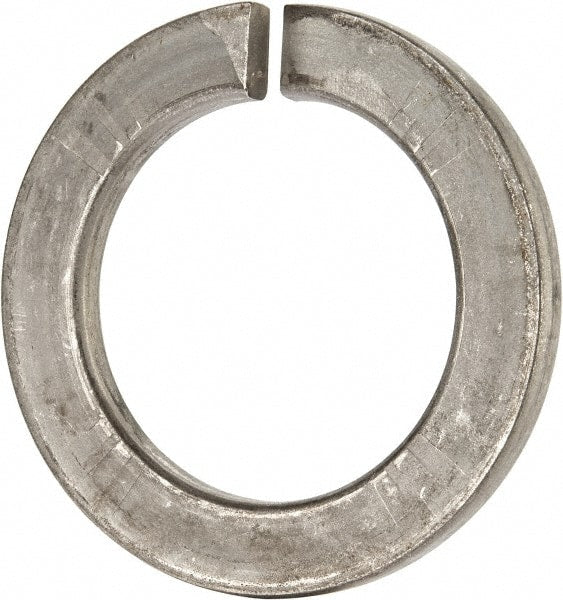 Value Collection - M48, 49mm ID, 75mm OD, 7mm Thick Split Lock Washer - 316 Austenitic Grade A4 Stainless Steel, Uncoated, 49mm Min ID, 50.5mm Max ID, 75mm Max OD - Exact Tooling