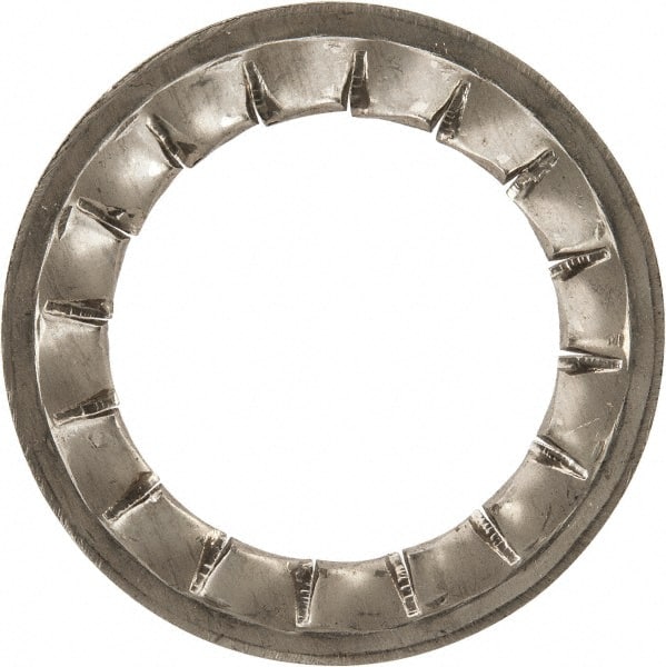 Value Collection - M24 Screw, 25mm ID, Stainless Steel Internal Tooth Lock Washer - 38mm OD, Uncoated, Grade 316 & Austenitic A4 - Exact Tooling