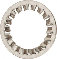 Value Collection - M30 Screw, 31mm ID, Stainless Steel Internal Tooth Lock Washer - 48mm OD, Uncoated, Grade 316 & Austenitic A4 - Exact Tooling
