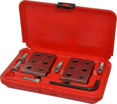 SPI - 0.0001 Squareness Per Inch, 1-2-3 Block Setup Block - 5/16 - 18 Inch Tapped Hole Size, Sold as Matched Pair - Exact Tooling