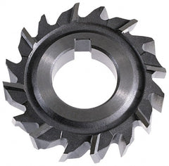 Keo - 4" Diam x 1" Width of Cut, 18 Teeth, High Speed Steel Side Milling Cutter - Staggered Teeth, Uncoated - Exact Tooling