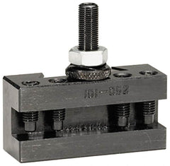 Value Collection - Series CXA Tool Post Holder & Set for 13 to 18" Lathe Swing - 4 Piece, Includes Style 1 Holder, Style 2 Boring/Turning/Facing Holder, Style 7 Cutoff Holder - Exact Tooling