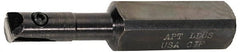 APT - 1-1/16" Min Bore Diam, 7-1/2" OAL, 1" Shank Diam, Indexable Boring Bar - 5-1/4" Max Bore Depth, TPG 321 Insert, Screw Holding Method - Exact Tooling