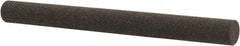 Made in USA - 4" Long x 3/8" Diam x 3/8" Thick, Aluminum Oxide Sharpening Stone - Round, Coarse Grade - Exact Tooling