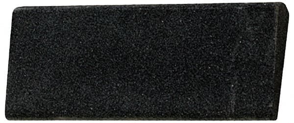 Made in USA - 4-1/2" Long x 1-3/4" Diam x 3/8" Thick, Aluminum Oxide Sharpening Stone - Round, Coarse Grade - Exact Tooling