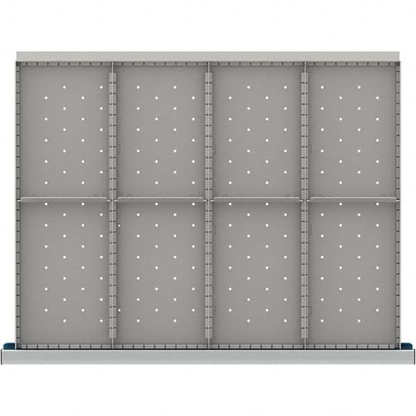 LISTA - 8-Compartment Drawer Divider Layout for 3.15" High Drawers - Exact Tooling