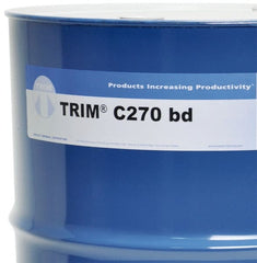 Master Fluid Solutions - Trim C270 bd, 54 Gal Drum Cutting Fluid - Synthetic - Exact Tooling