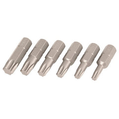 Torx Insert Bit T5, T6, T7, T8, T9 & T10 × 25mm (6 Bit Pack) - Exact Tooling