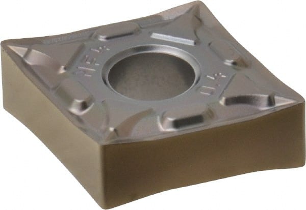 Walter - CNMG431 NF4 Grade WSM10 Carbide Turning Insert - 80° Diamond, 1/2" Inscr Circle, 3/16" Thick, 1/64" Corner Radius - Exact Tooling