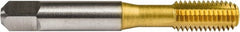 Union Butterfield - M10x1.50 Metric Coarse 6H D10 Thread Limit Bottoming Thread Forming Tap - Powdered Metal High Speed Steel, TiN Finish, 2-15/16" OAL, 3/4" Thread Length, Right Hand Thread, Series 1671 - Exact Tooling