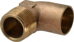 NIBCO - 1" Cast Copper Pipe 90° Elbow - C X M, Pressure Fitting - Exact Tooling
