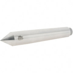 Riten - 7/8" Head Diam, Hardened Tool Steel Standard Point Solid Dead Center - Jarno 7 Taper, 7/8" Point Diam, 1-3/16" Point Length, 5-1/4" OAL - Exact Tooling
