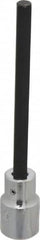 Proto - 1/2" Drive, 5/16" Hex Bit Socket - 5-5/8" OAL, 4-1/8" Bit Length, Long Hex Bit Socket - Exact Tooling