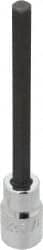 Proto - 1/2" Drive, 3/8" Hex Bit Socket - 5-5/8" OAL, 4-1/8" Bit Length, Long Hex Bit Socket - Exact Tooling