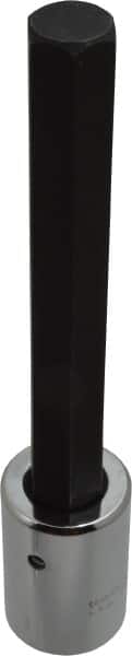Proto - 1/2" Drive, 17mm Hex Bit Socket - 7-1/4" OAL, 5-1/8" Bit Length, Long Hex Bit Socket - Exact Tooling
