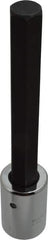 Proto - 1/2" Drive, 17mm Hex Bit Socket - 7-1/4" OAL, 5-1/8" Bit Length, Long Hex Bit Socket - Exact Tooling