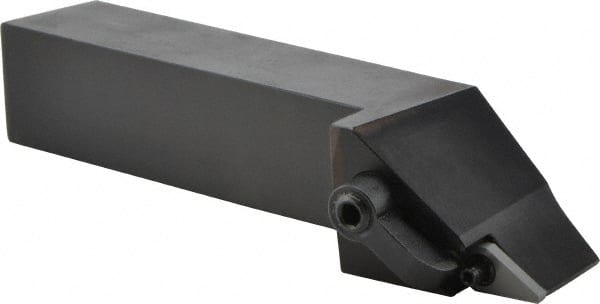 Seco - MVJN, Left Hand Cut, 93° Lead Angle, 1" Shank Height x 1" Shank Width, Negative Rake Indexable Turning Toolholder - 6" OAL, VNMG 332 Insert Compatibility, Series Multi-Directional Turning (MDT) - Exact Tooling