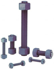 Dan-Loc Bolt & Gasket - 3/4-10 9" OAL Fully Threaded Stud - Alloy Steel, Plain Finish - Exact Tooling