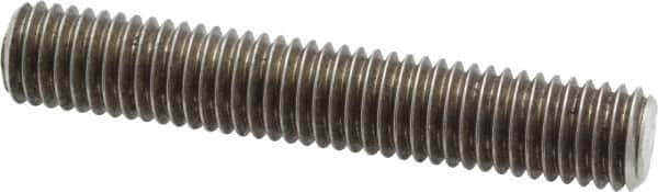 Dan-Loc Bolt & Gasket - 1/2-13 3" OAL Fully Threaded Stud - Stainless Steel, Plain Finish - Exact Tooling