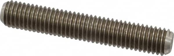 Dan-Loc Bolt & Gasket - 1/2-13 3-1/2" OAL Fully Threaded Stud - Stainless Steel, Plain Finish - Exact Tooling