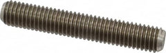 Dan-Loc Bolt & Gasket - 1/2-13 3-1/2" OAL Fully Threaded Stud - Stainless Steel, Plain Finish - Exact Tooling