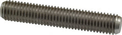 Dan-Loc Bolt & Gasket - 5/8-11 3-1/2" OAL Fully Threaded Stud - Stainless Steel, Plain Finish - Exact Tooling