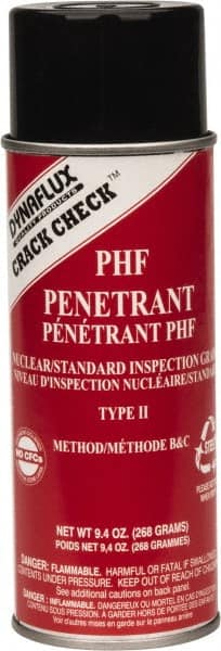 Dynaflux - Crack Detection NDT Penetrant - 9.4 Ounce Aerosol Can - Exact Tooling