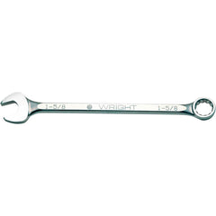 Wright Tool & Forge - Combination Wrenches; Type: Combination Wrench ; Tool Type: SAE ; Size (Inch): 2-1/8 ; Number of Points: 12 ; Finish/Coating: Satin Finish ; Material: Alloy Steel - Exact Tooling