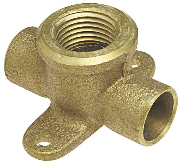 NIBCO - 3/4" Cast Copper Pipe Drop Tee - C x C x F, Pressure Fitting - Exact Tooling