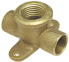 NIBCO - 3/4" Cast Copper Pipe Drop Tee - C x C x F, Pressure Fitting - Exact Tooling